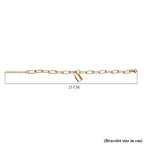 Paperclip Bracelet (Size - 7.5) in Stainless Steel