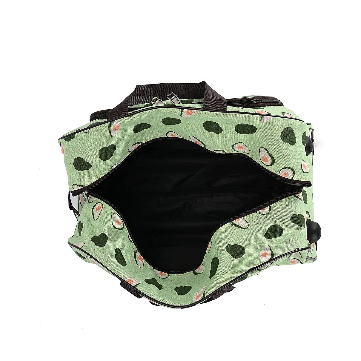 Avocado Printed Travel Bag with Adjustable Handle (Size 50x28x30 cm) - Green 7845175 5