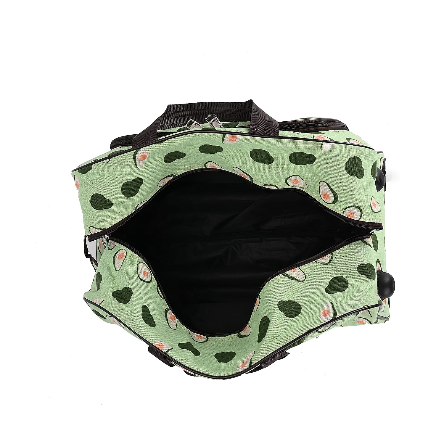 Avocado Printed Travel Bag with Adjustable Handle (Size 50x28x30 cm) - Green 7845175 5