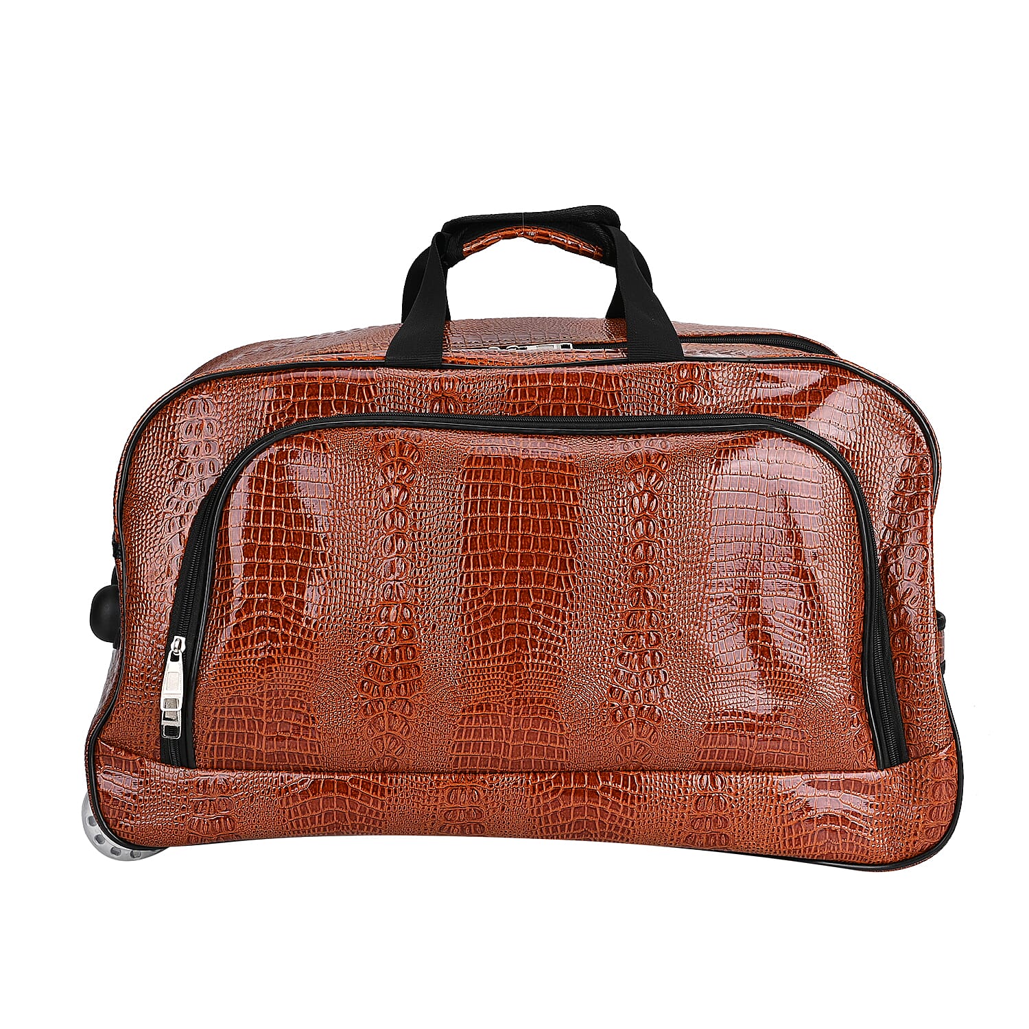 Passage Faux Leather Crocodile-Embossed Travel Bag 7845084 0