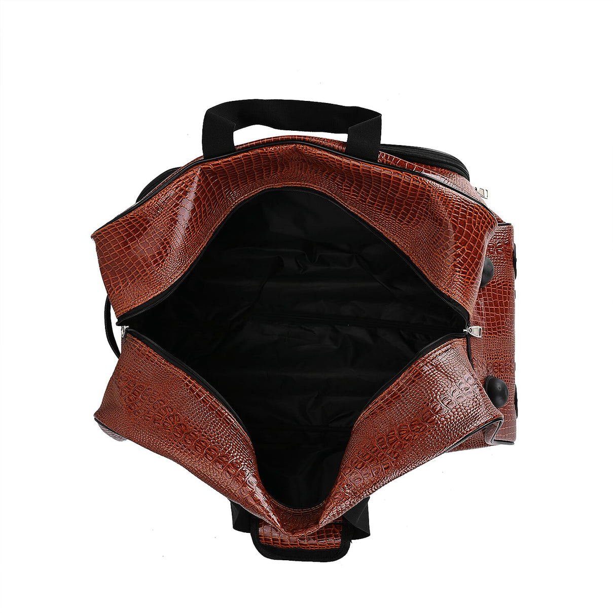 Passage Faux Leather Crocodile-Embossed Travel Bag 7845084 5