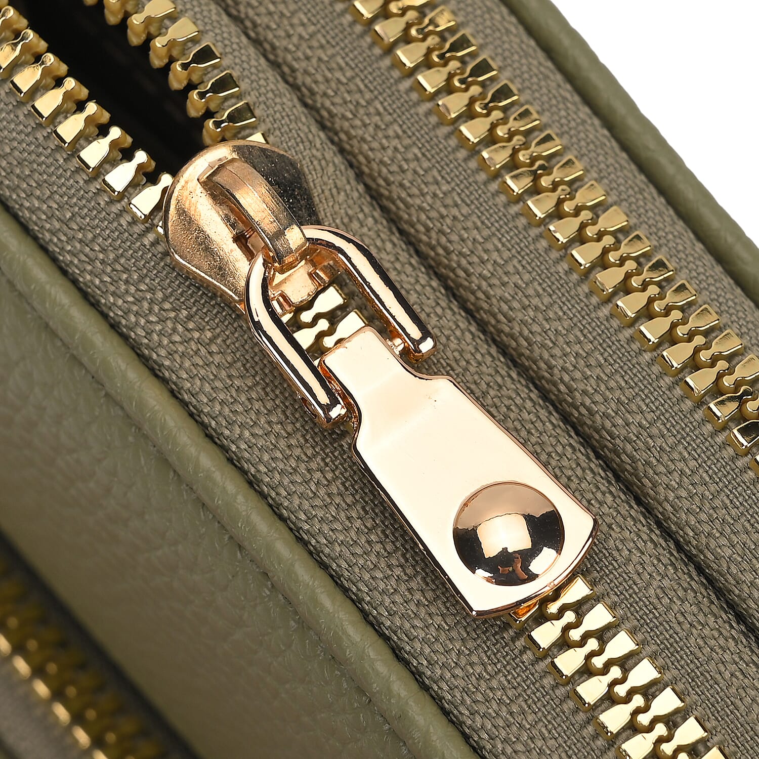 Compact Crossbody Bag with Detachable Card Holder (Size 18x6x11 cm) - Olive 7861638 10