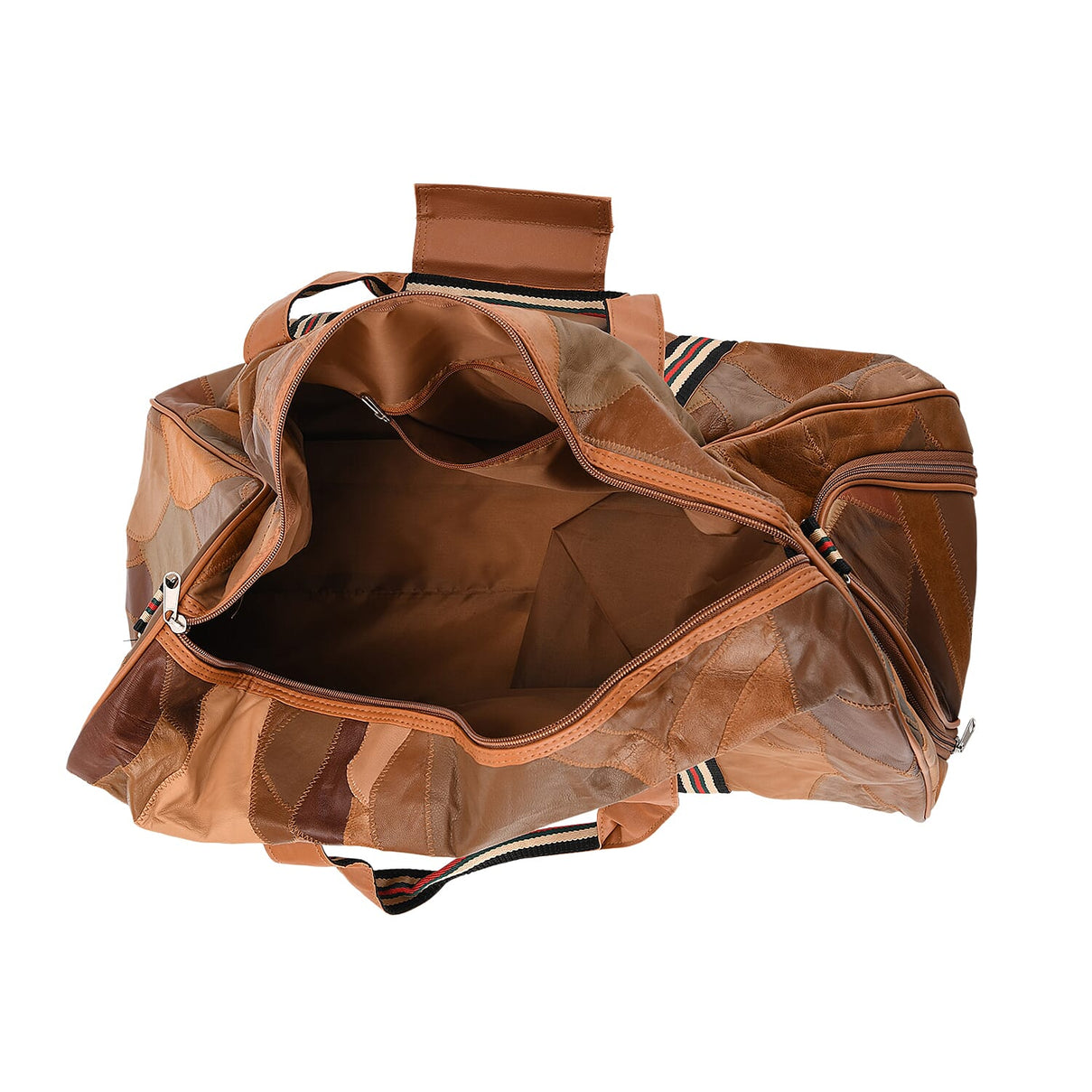 Hong Kong Closeout - 100%  Genuine Leather Travel Bag - Camel 8099201 6