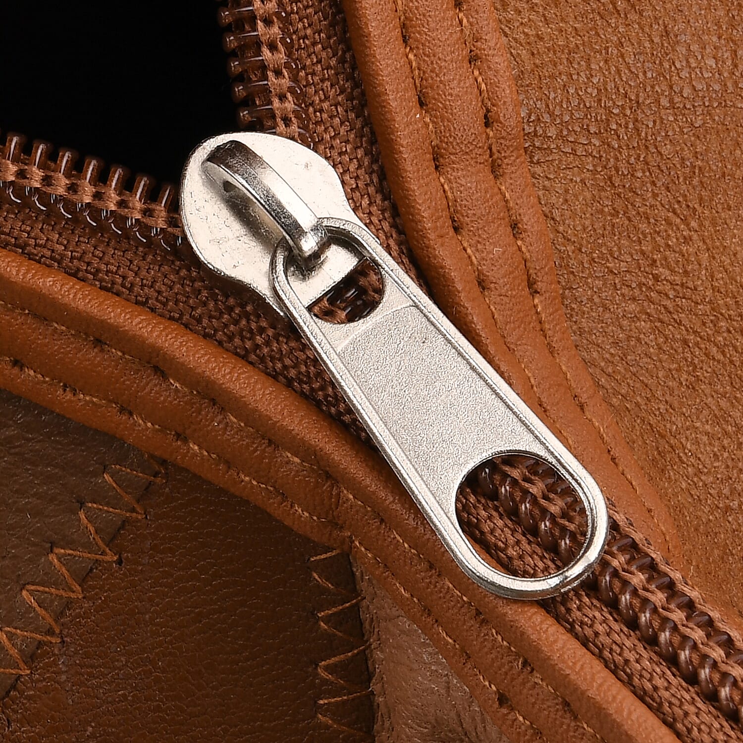 Hong Kong Closeout - 100%  Genuine Leather Travel Bag - Camel 8099201 7
