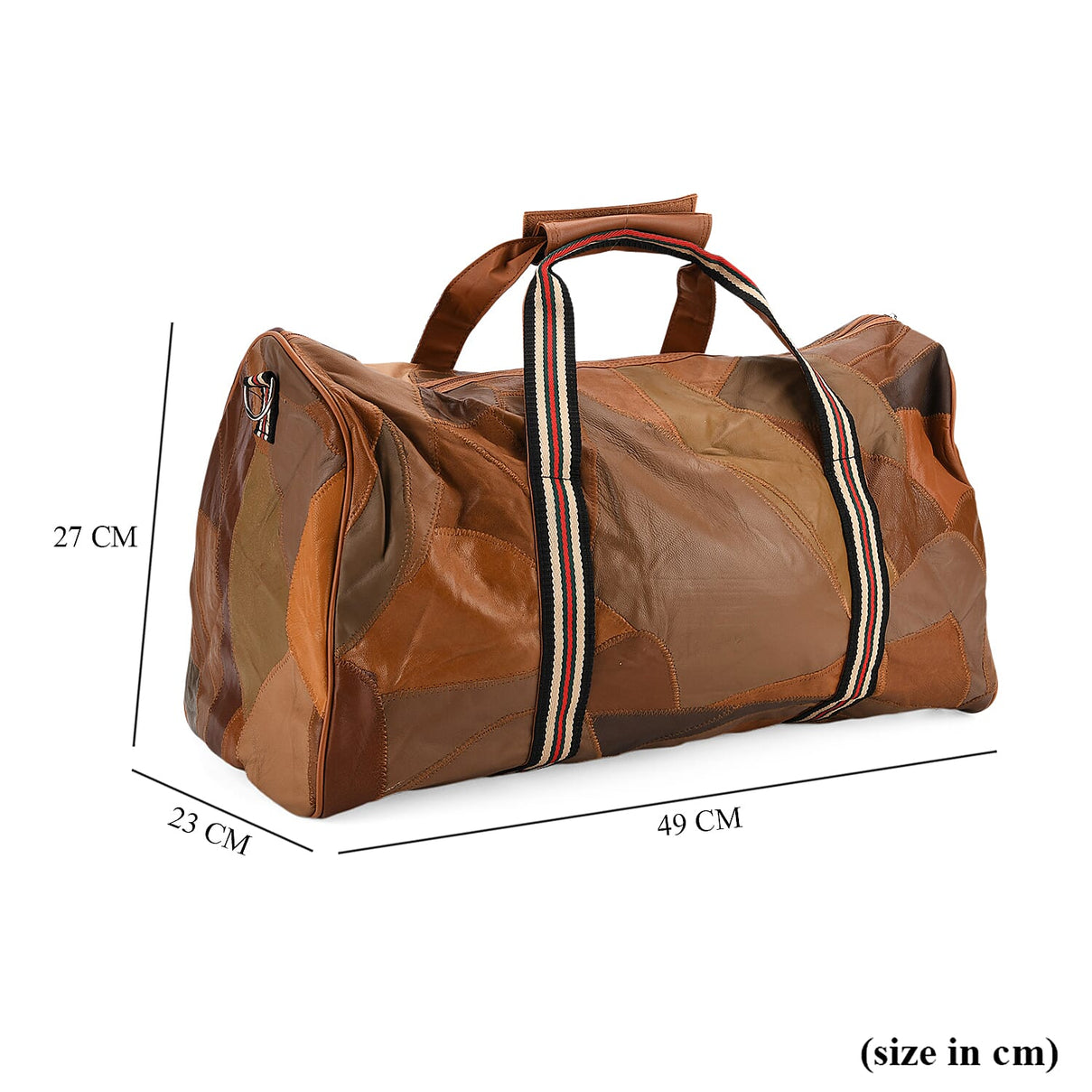 Hong Kong Closeout - 100%  Genuine Leather Travel Bag - Camel 8099201 8