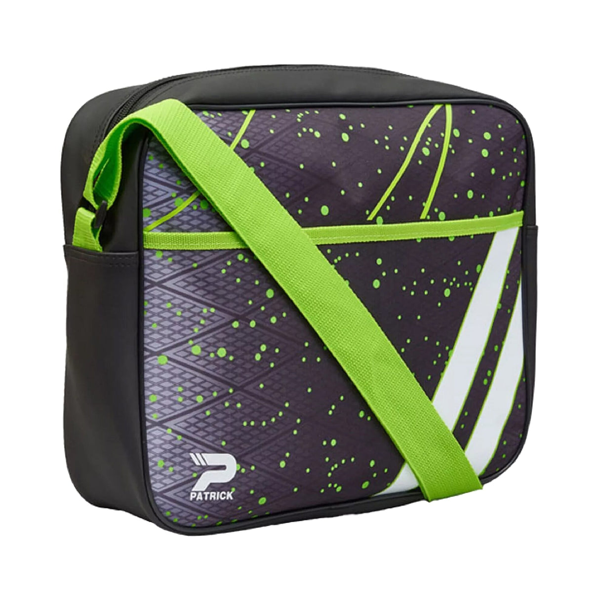 Messenger Bag with Front Pocket, One Mail Zip Compartment &amp; Adjustable Strap - Green 7781550 0