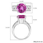 Patroke Kunzite Colour Triplet Quartz Solitaire Ring 4.0 Ct.
