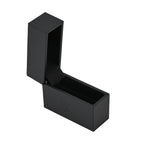 Solid Black Colour Earring Box with TJC Logo (Size 5x5x1.5 cm)