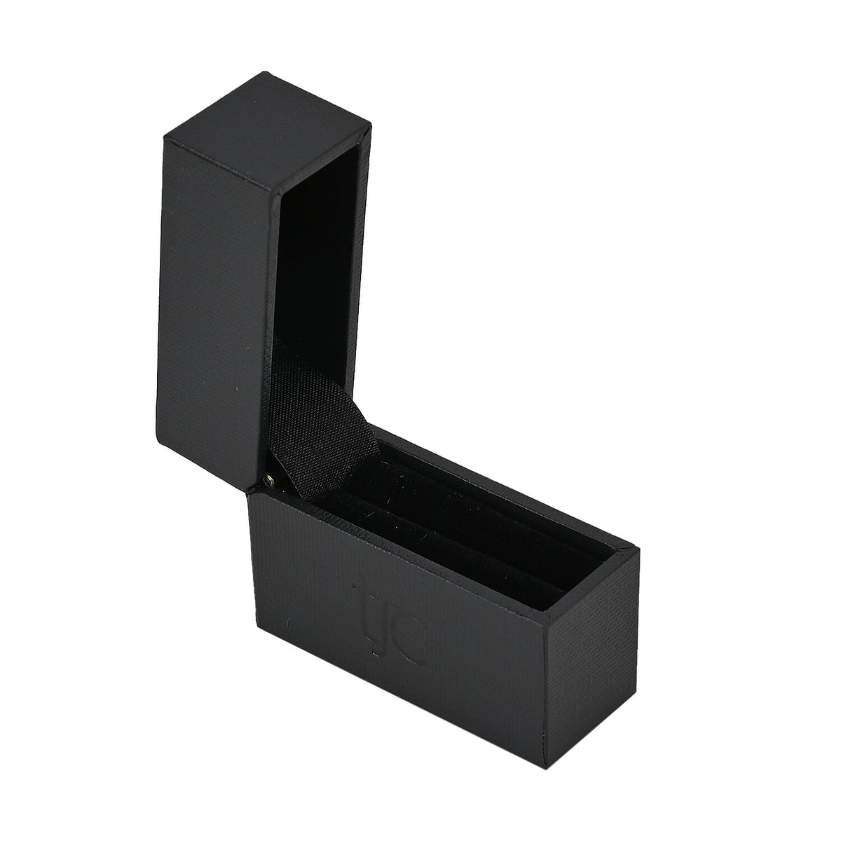 Solid Black Colour Earring Box with TJC Logo (Size 5x5x1.5 cm) 7813728 0