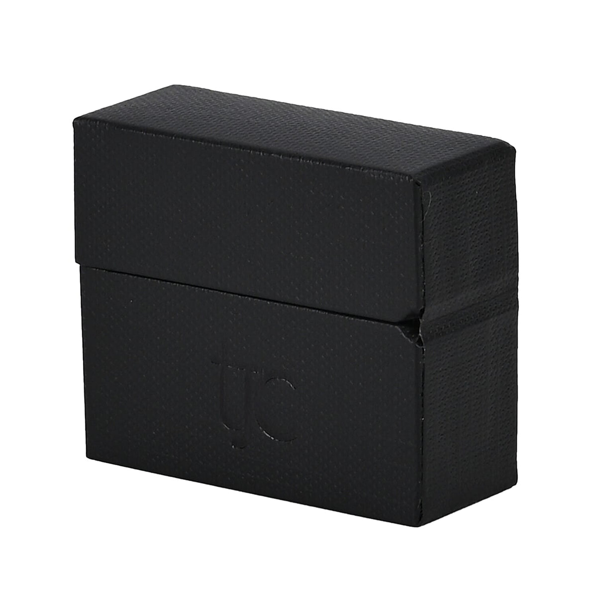 Solid Black Colour Earring Box with TJC Logo (Size 5x5x1.5 cm) 7813728 2