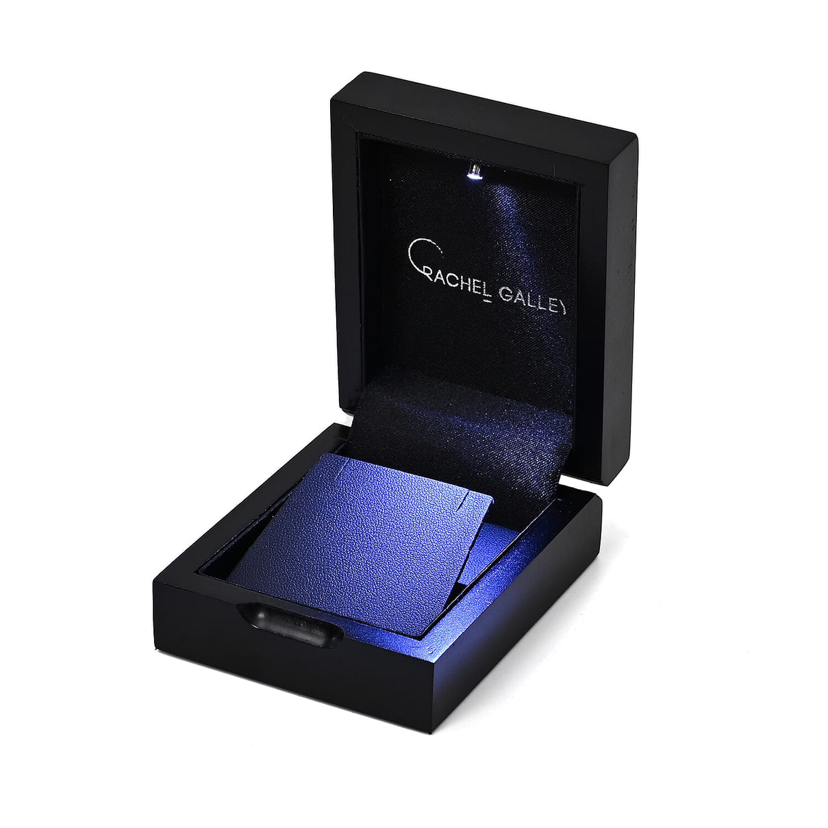 Rhapsody LED Lighted Earring Box (12.5 x 9.5 x 6.5cm) - Black 8042977 0