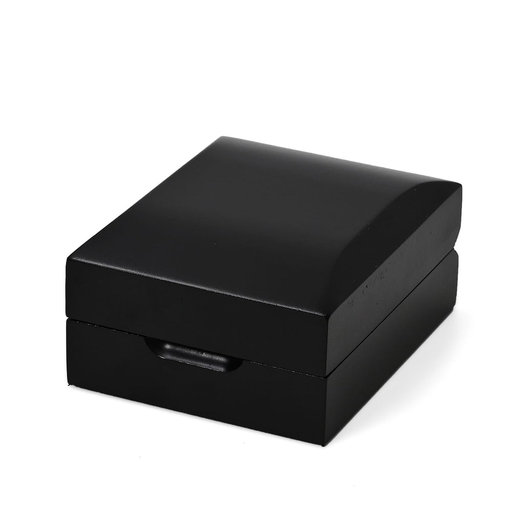 Rhapsody LED Lighted Earring Box (12.5 x 9.5 x 6.5cm) - Black