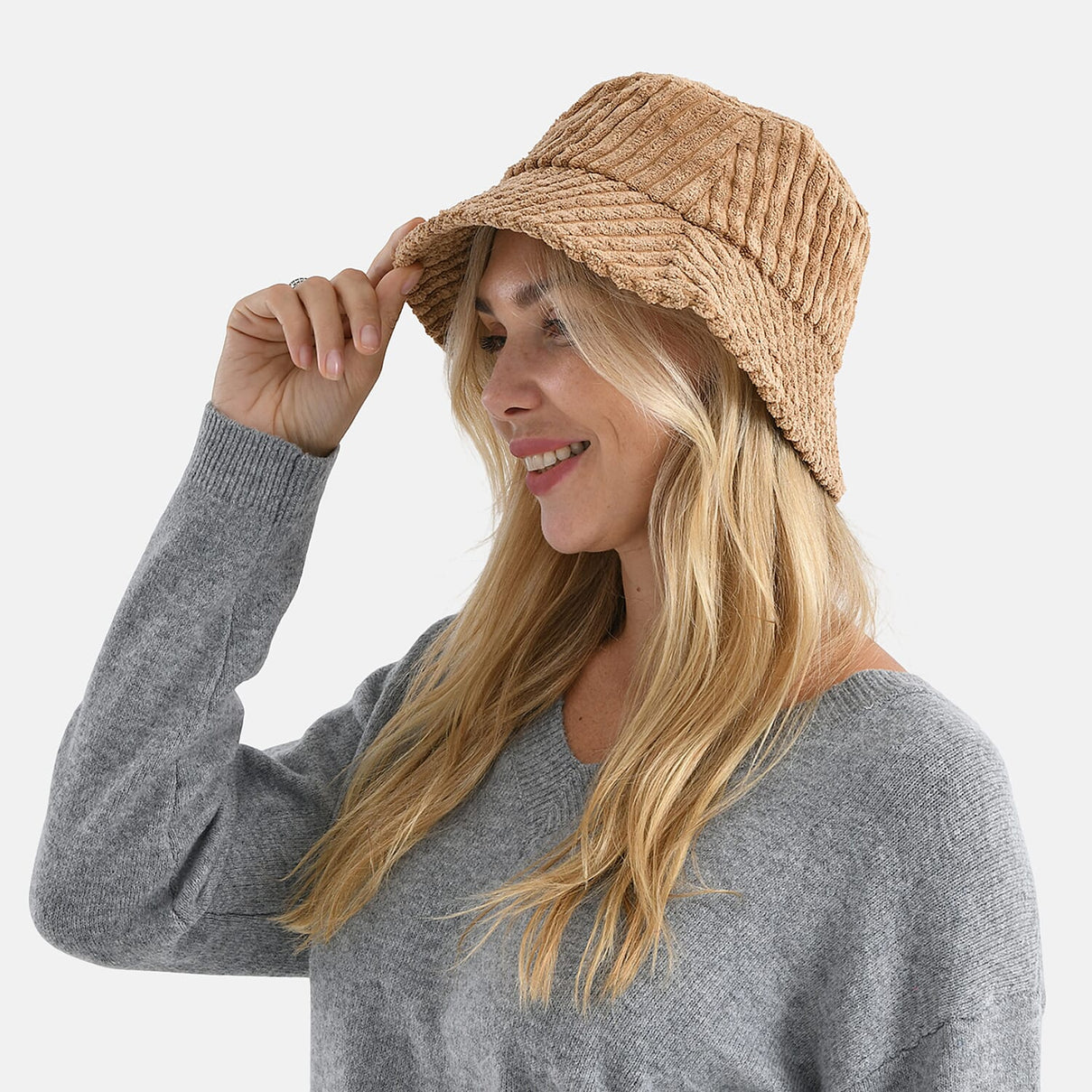 Styled By Corduroy Bucket Hat (One Size, 58Cm) - Brown 8227983 2