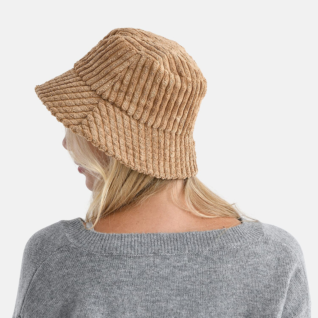 Styled By Corduroy Bucket Hat (One Size, 58Cm) - Brown