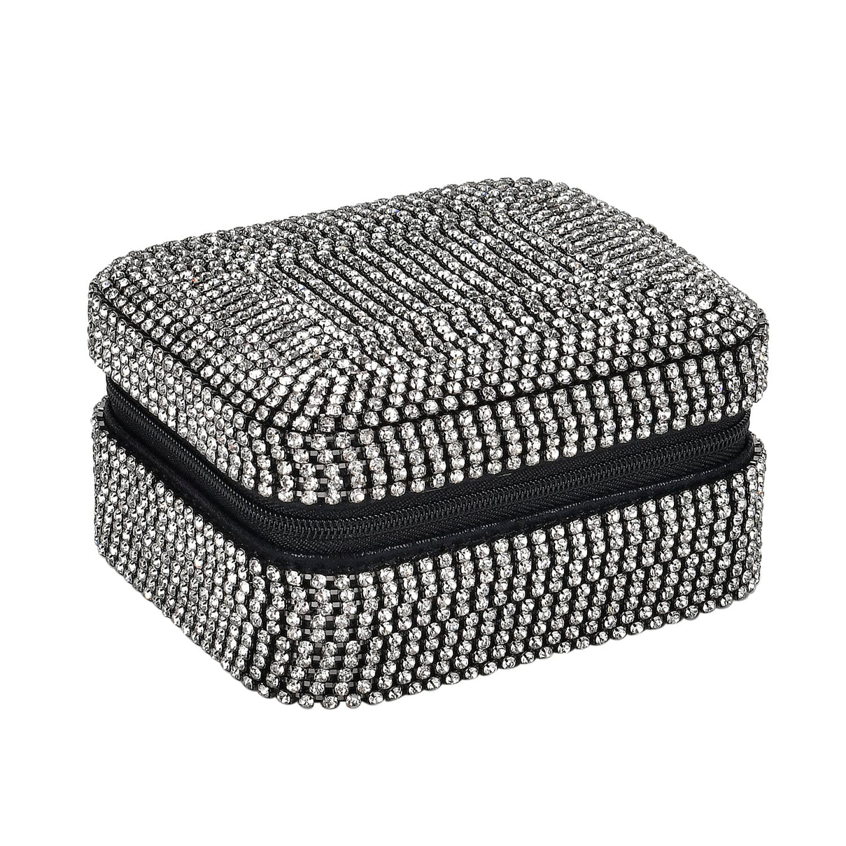 Crystal Studded Velvet Jewellery Box 7745148 2