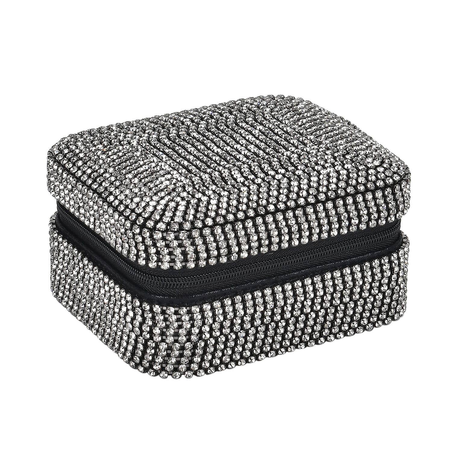 Crystal Studded Velvet Jewellery Box 7745148 2
