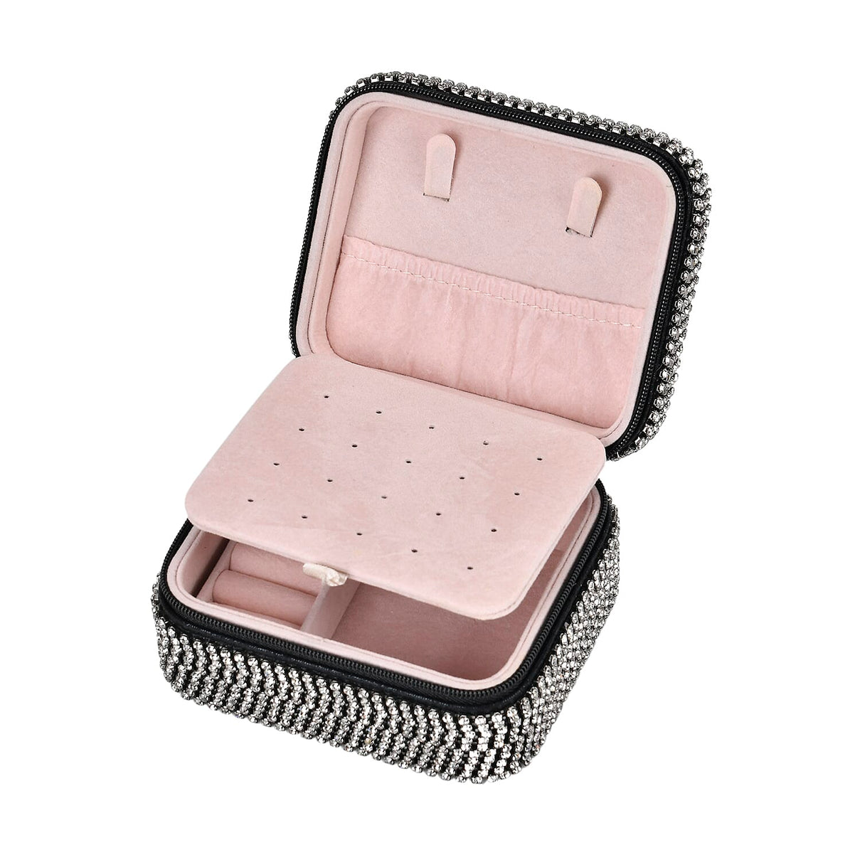 Crystal Studded Velvet Jewellery Box 7745148 7