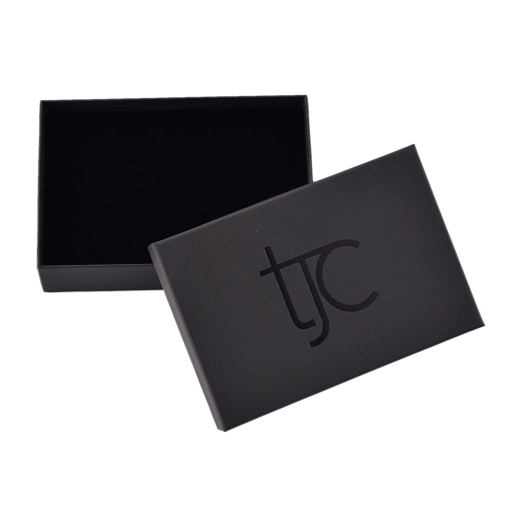 TJC Paper Large Necklace Jewellery Box (Size 16x11x4 cm) - Black