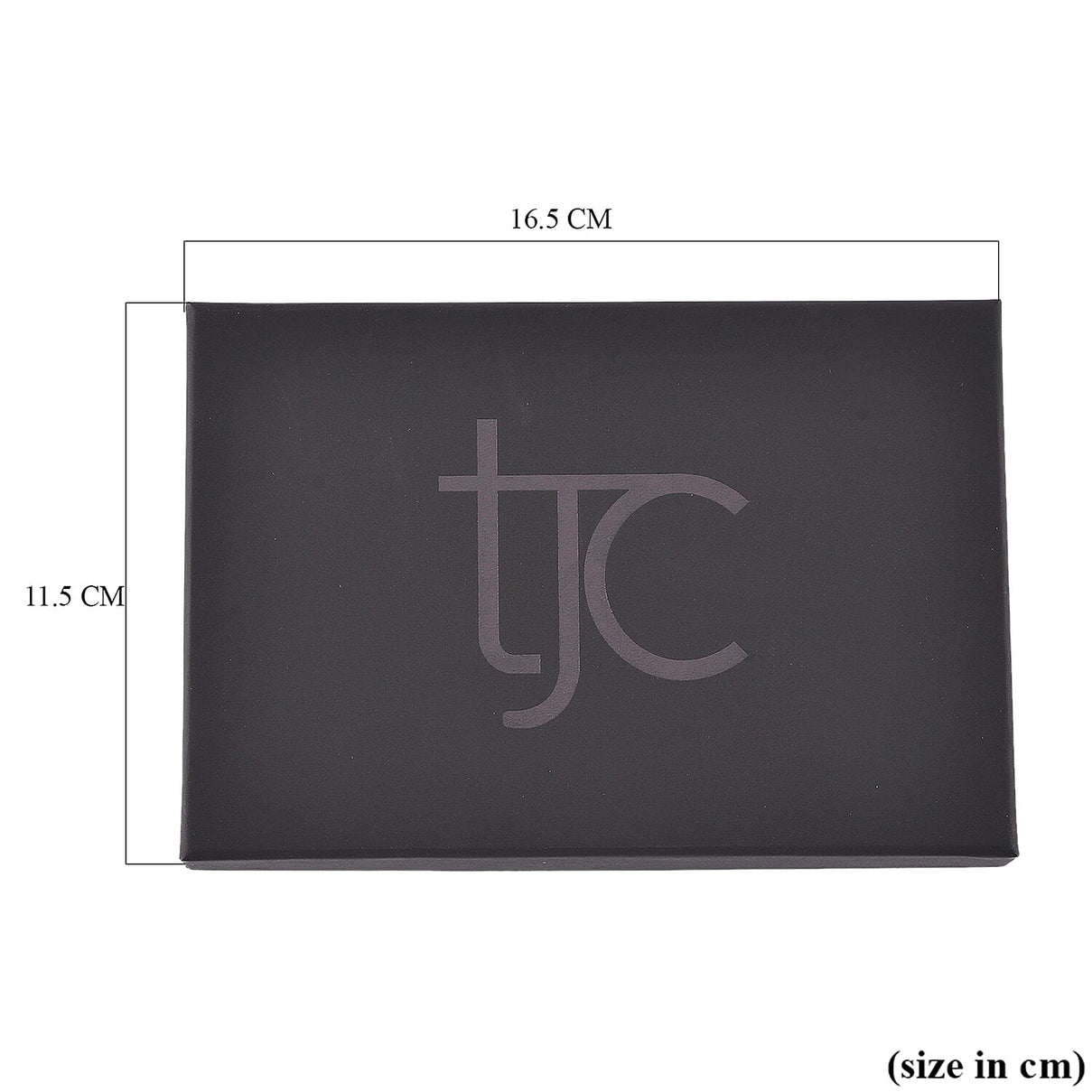 TJC Paper Large Necklace Jewellery Box (Size 16x11x4 cm) - Black 7986974 4