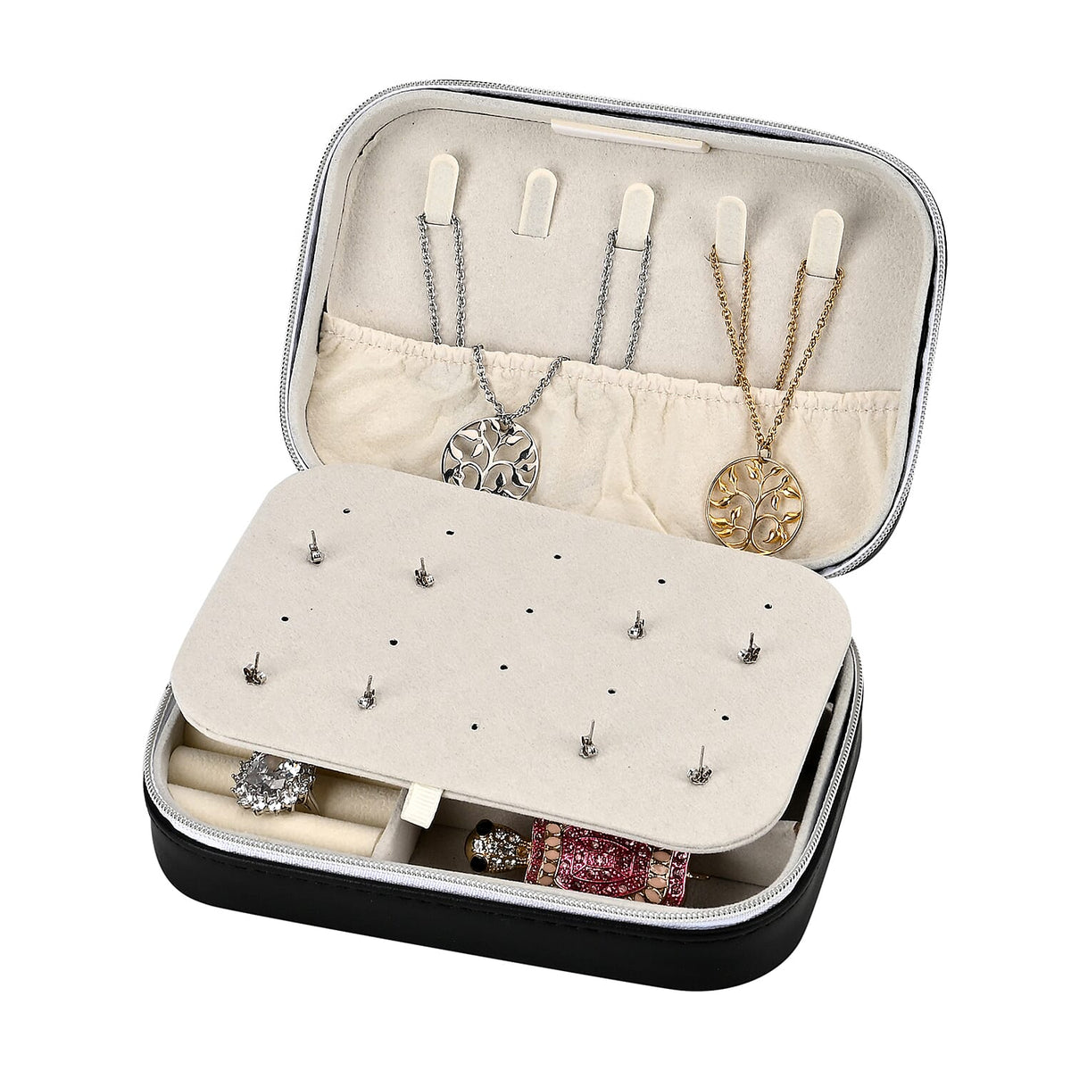 Patterned Jewellery Box (Size 16x11x5 cm) - Black 7766682 6