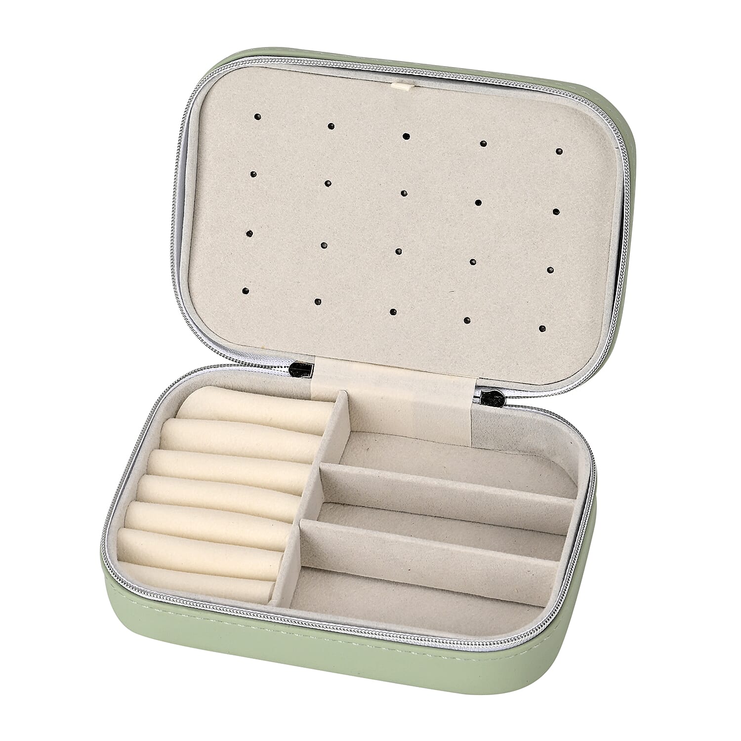 Patterned Jewellery Box (Size 16x11x5 cm) - Light Green 7766691 4