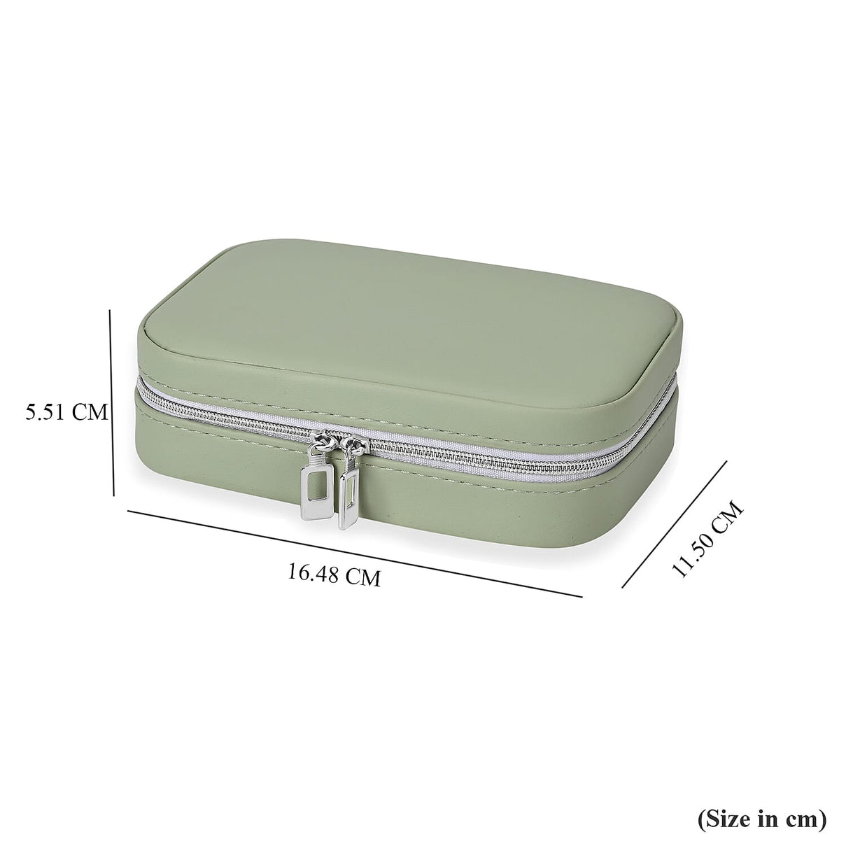 Patterned Jewellery Box (Size 16x11x5 cm) - Light Green 7766691 7