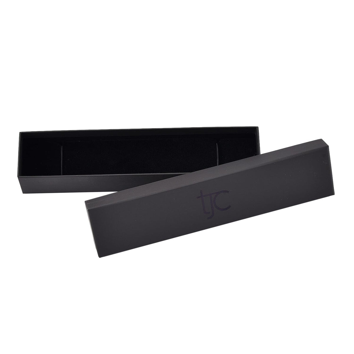 TJC Paper Large Necklace Jewellery Box (Size 22.5x5x4cm) - Black 7986975 1