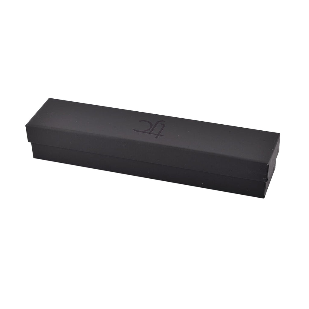 TJC Paper Large Necklace Jewellery Box (Size 22.5x5x4cm) - Black