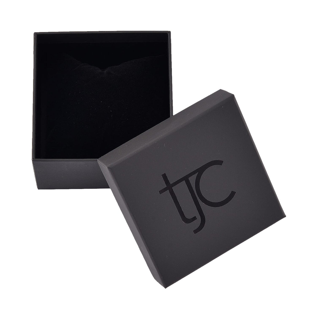 TJC Paper Large Necklace Jewellery Box (Size 9x9x5.8cm) - Black 7986990 1