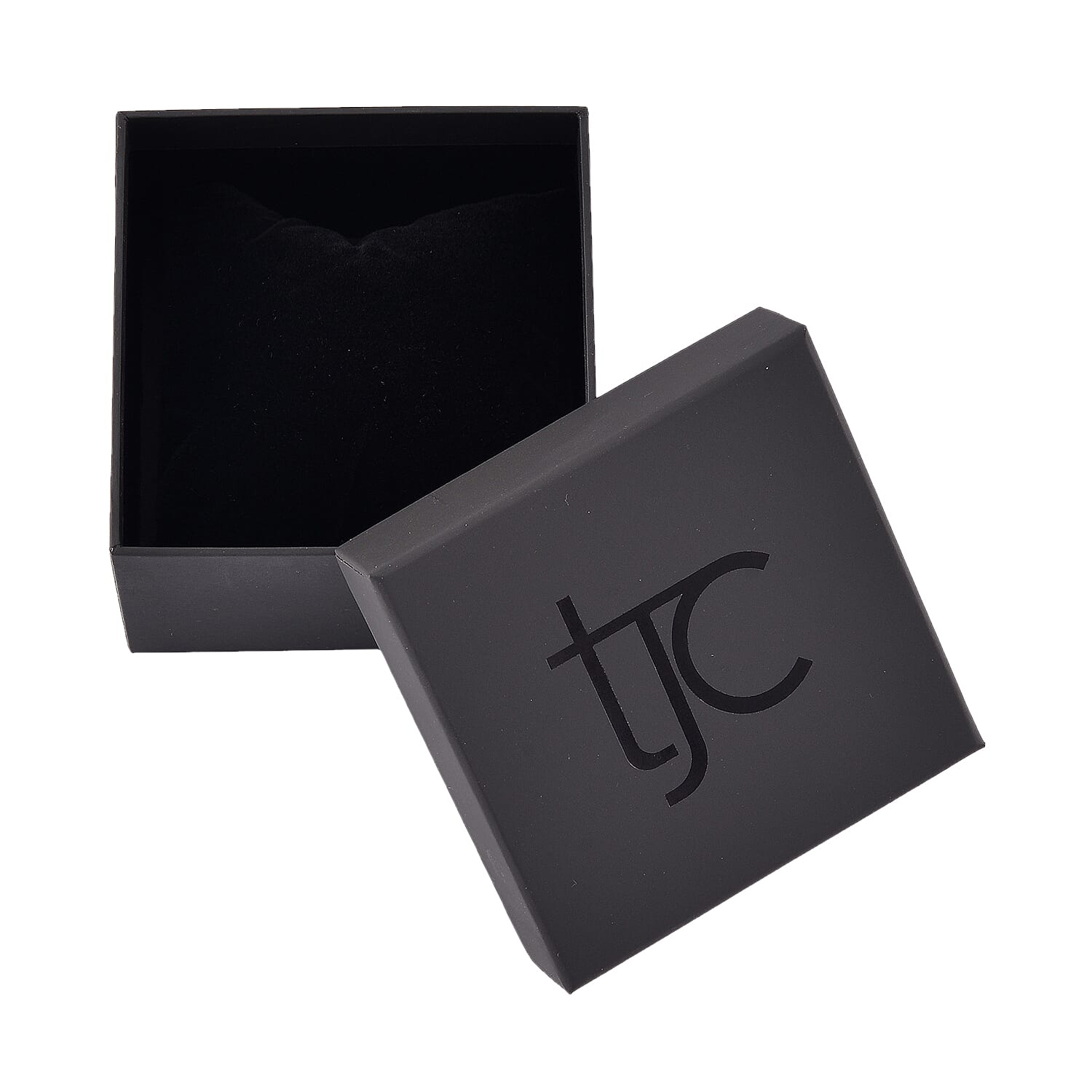 TJC Paper Large Necklace Jewellery Box (Size 9x9x5.8cm) - Black 7986990 1
