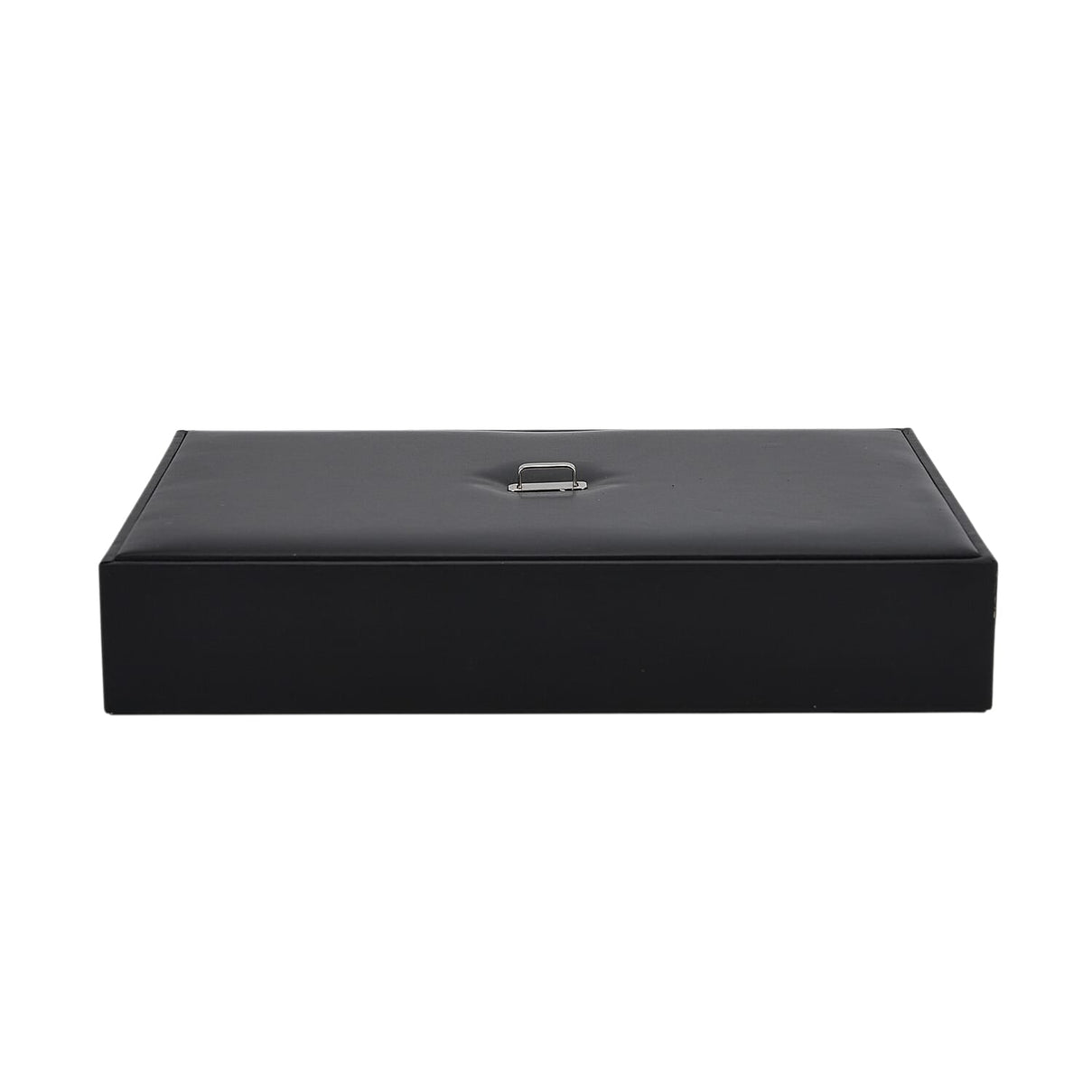 Desk Organizer with 6 Compartments &amp; Lid (32x22.5x6 cm) - Black 8358223 0