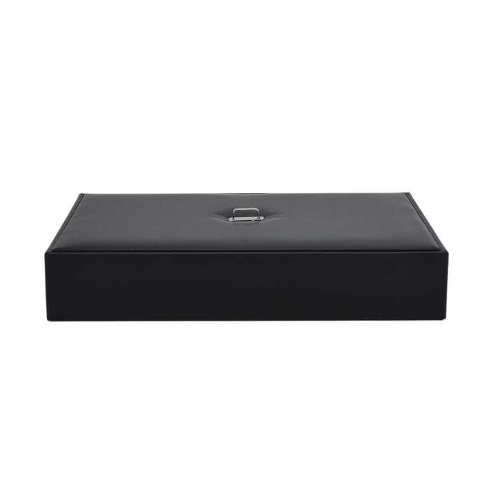 Desk Organizer with 6 Compartments &amp; Lid (32x22.5x6 cm) - Black 8358223 1