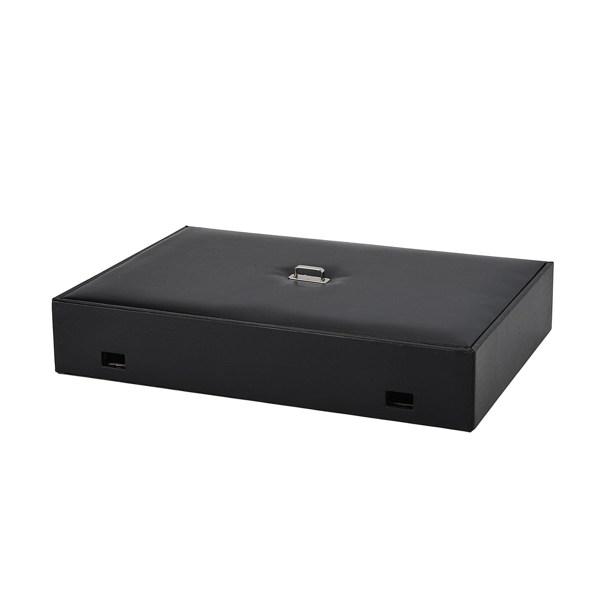 Desk Organizer with 6 Compartments &amp; Lid (32x22.5x6 cm) - Black 8358223 4