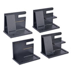 Wooden Phone Docking Station & Desk Organizer (25x15x19 cm) - Black