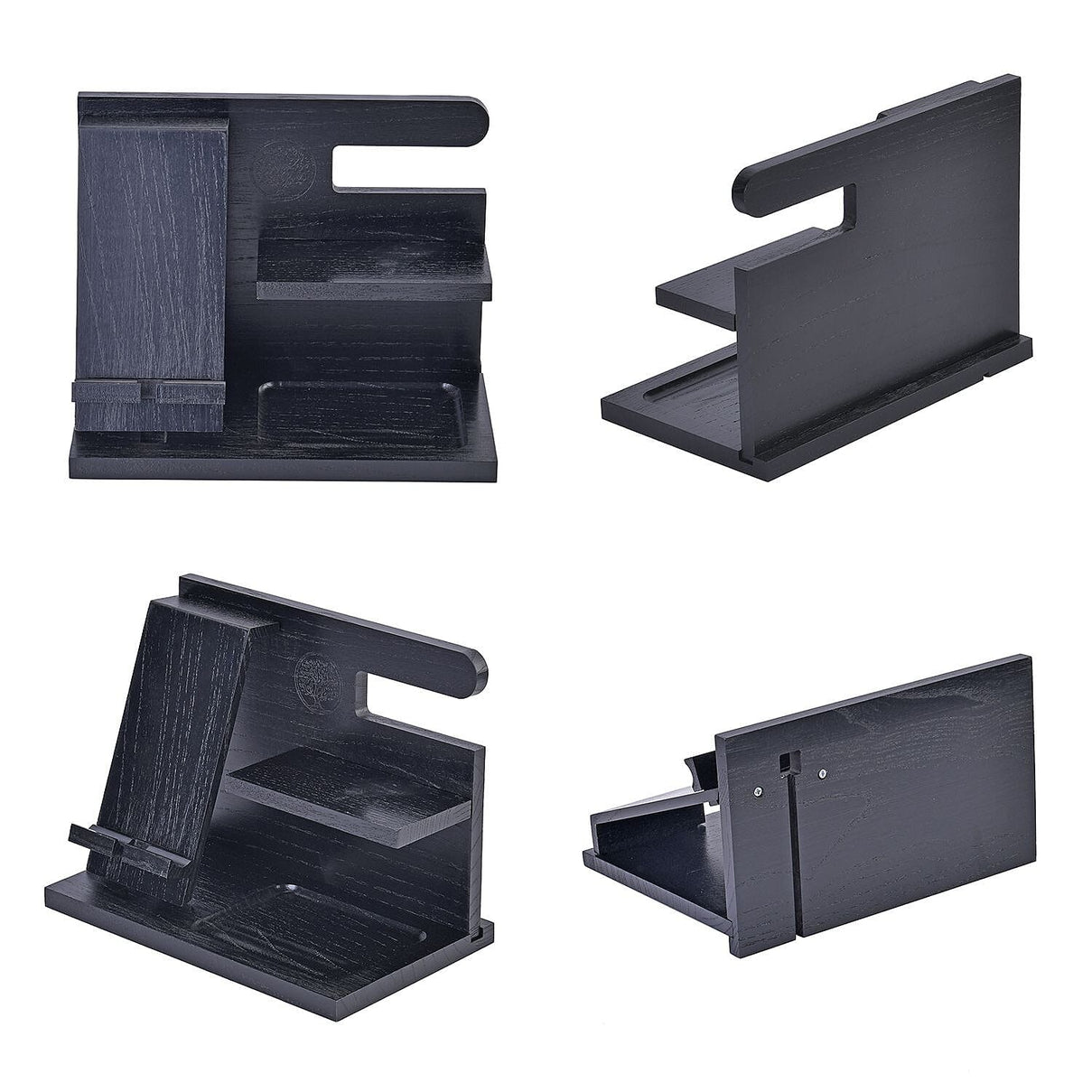 Wooden phone docking station and desk organizer - (Size 25x15x19 cm) 7568912 4