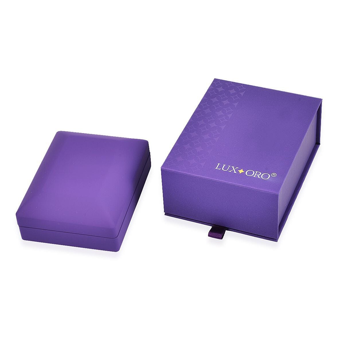LUXORO LED Spray Painted Jewelry Pendant Box (Size 9x7x3 CM) - Purple 7662086 7