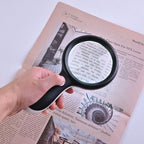 Patterned Reading Glass - Black & Gold