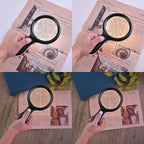 Patterned Reading Glass - Black & Gold