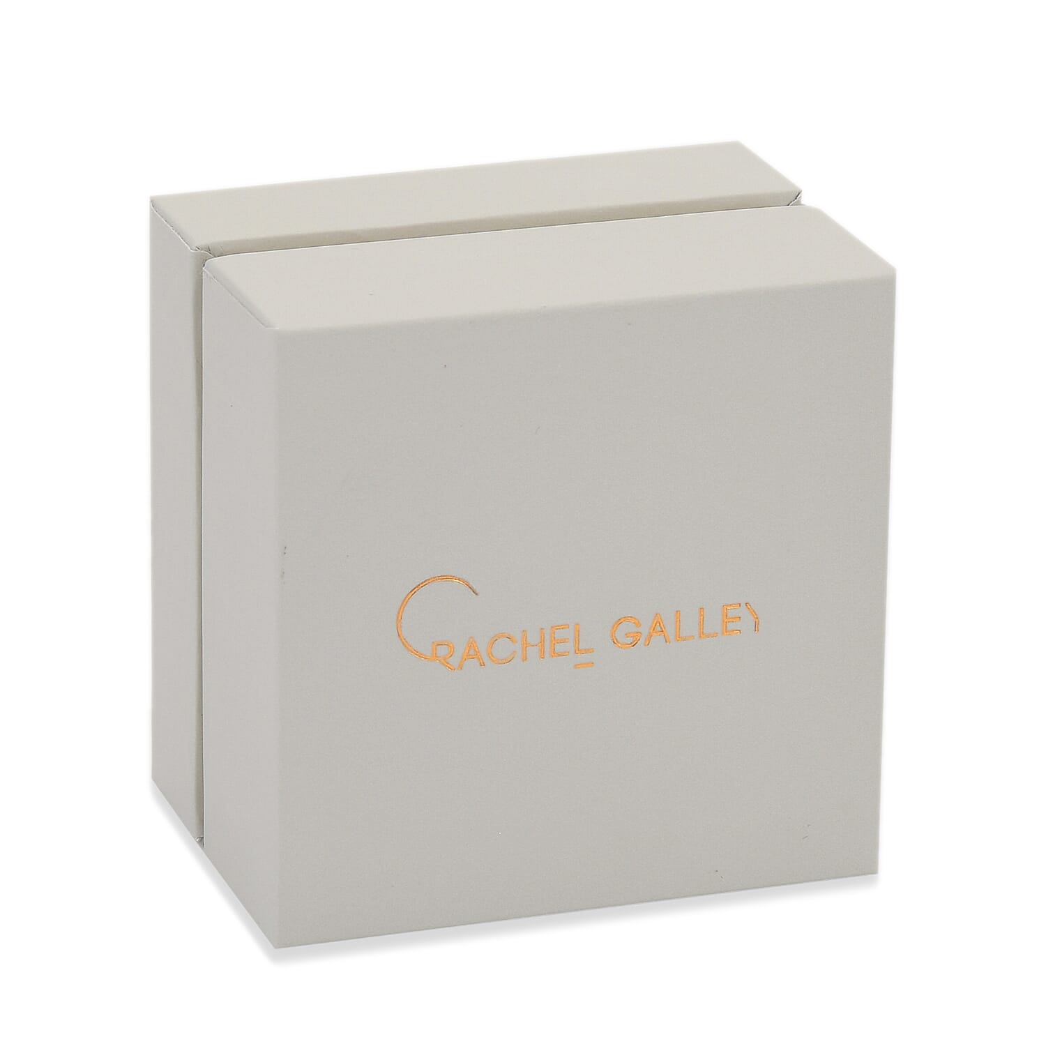 Rachel Galley Ring Box and Pouch (6.3x6.3x4.5cm) - Gray 7949335 0