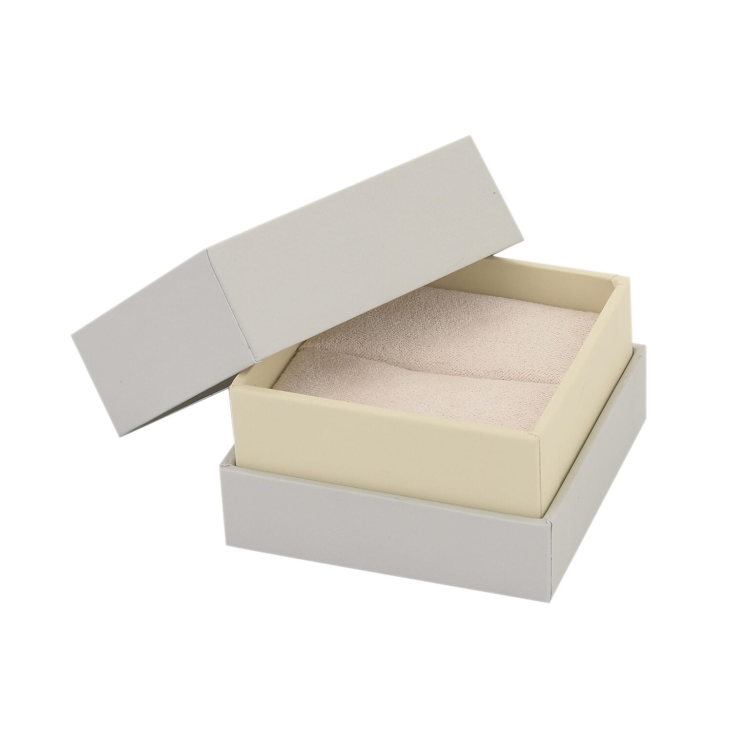 Rachel Galley Ring Box and Pouch (6.3x6.3x4.5cm) - Gray 7949335 1