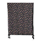 Limited Collection Reversible Floral Shawl (70 x 180 cm) - Black