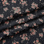 Limited Collection Reversible Floral Shawl (70 x 180 cm) - Black