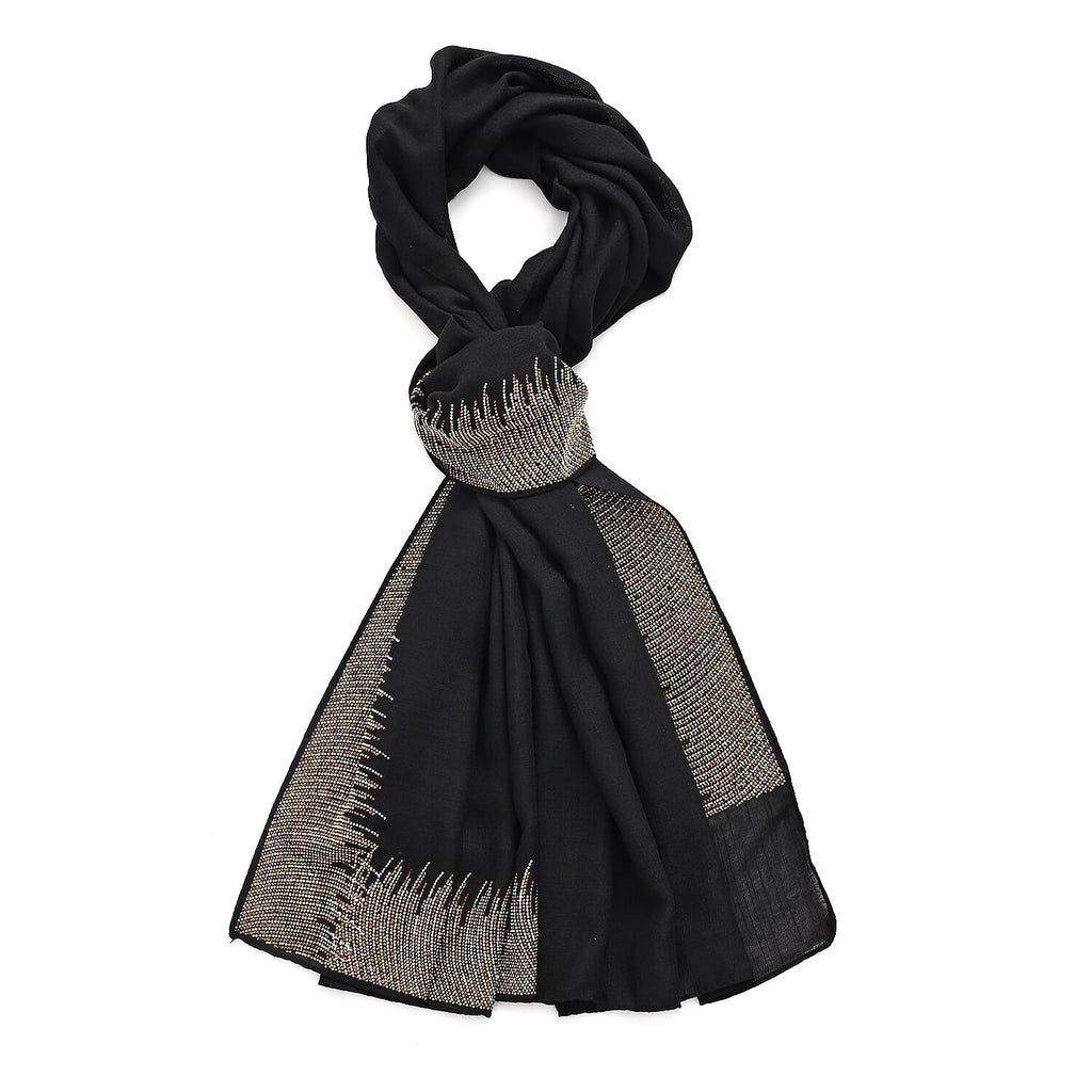 Limited Collection Sparkling Sequin Scarf (70 x 180 cm) - Blue