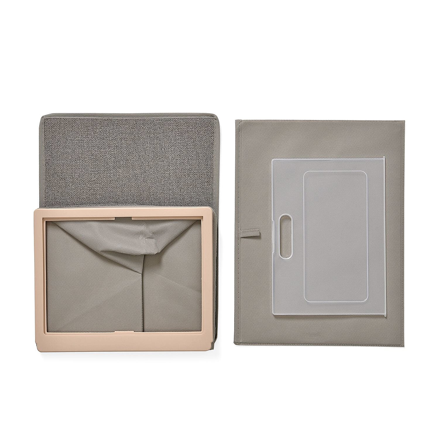 Patterned Storage Box - Khaki 7826269 1
