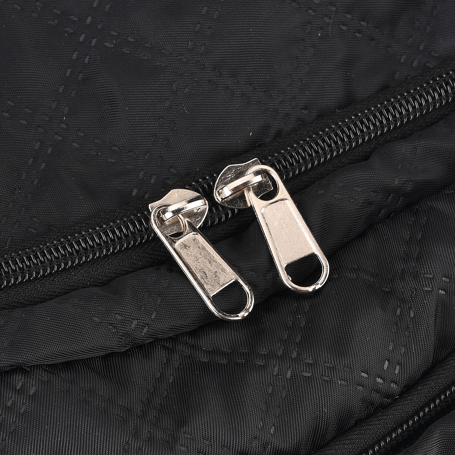 Designer Inspired-  3 Pcs Quilted Travel Bag Set - Black V32519022 6