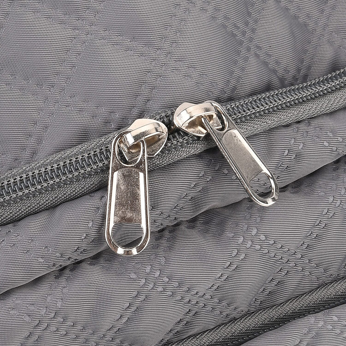 Designer Inspired-  3 Pcs Quilted Travel Bag Set - Grey V32513846 6