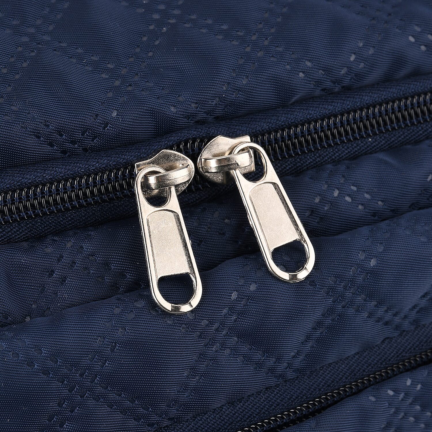 Designer Inspired - 3 Pcs Quilted Travel Bag Set - Navy 8465881 6