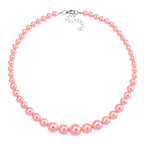 Peach Shell Pearl Necklace (Size 20 - 2 Ext) with Lobster Clasp 290.00 Ct.