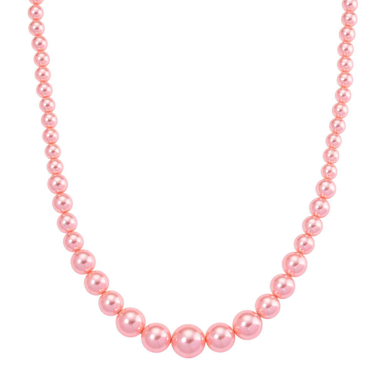Peach Shell Pearl Necklace (Size 20 - 2 Ext) with Lobster Clasp 290.00 Ct. 8193843 8