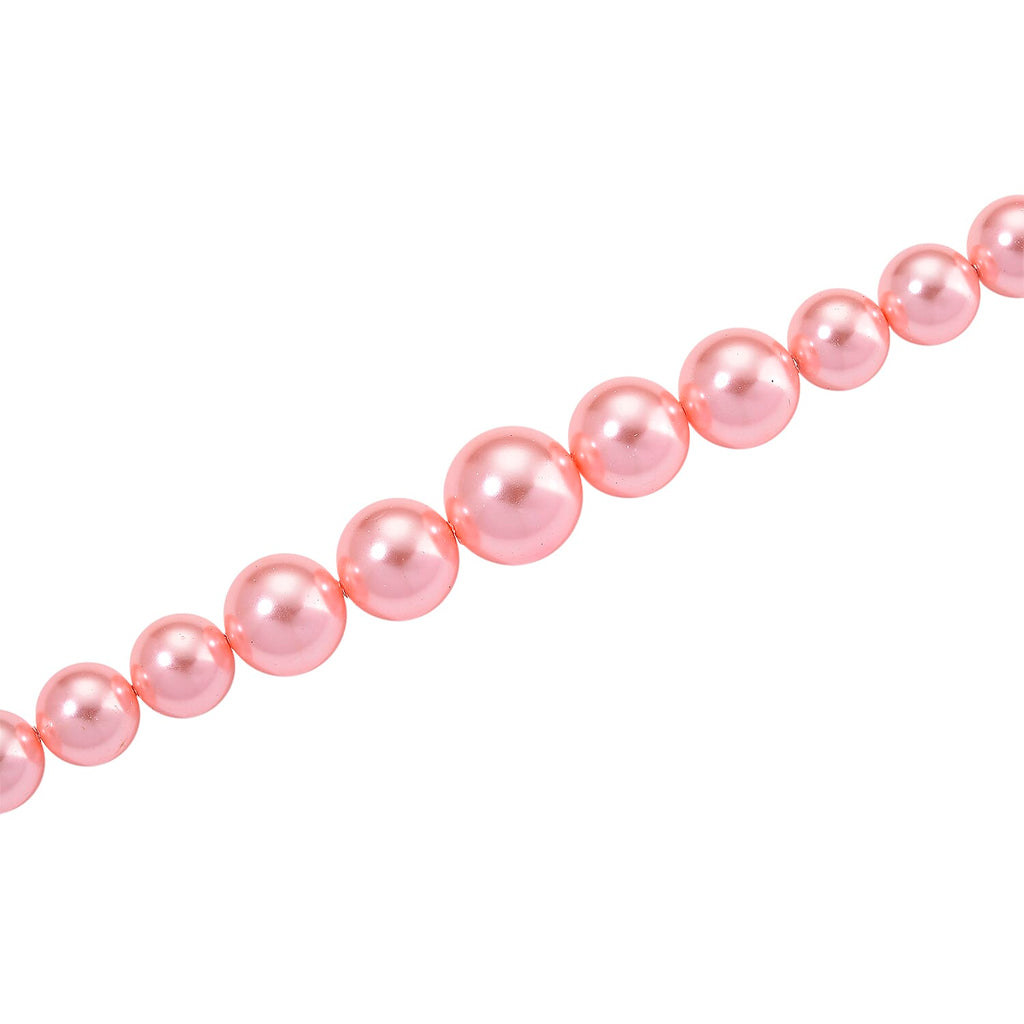 Peach Shell Pearl Necklace (Size 20 - 2 Ext) with Lobster Clasp 290.00 Ct.